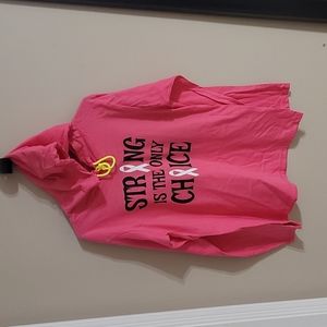 Custom Made Pink Breast Cancer Hoodie Shirt